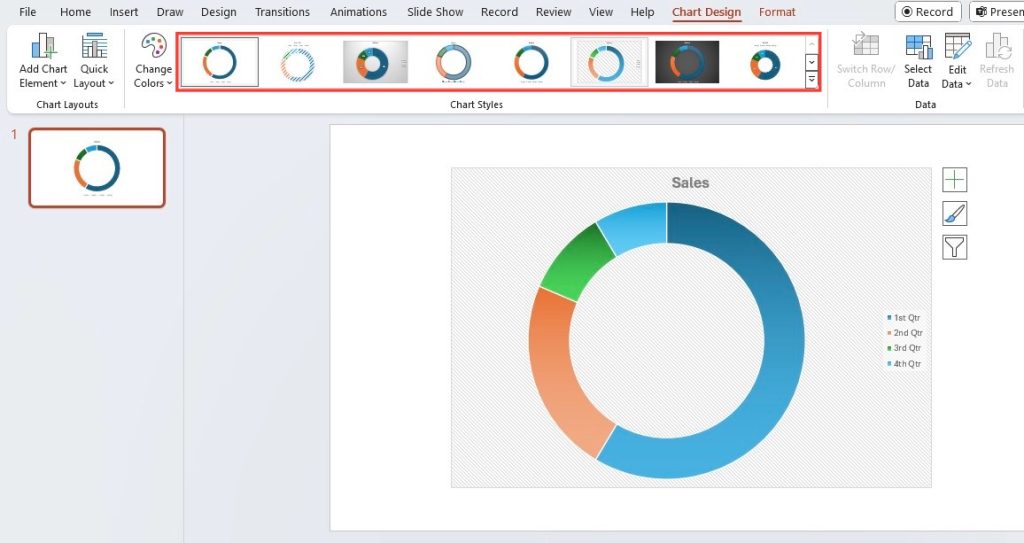 Donut Charts in PowerPoint