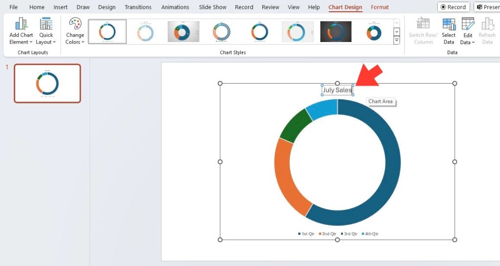 Donut Charts in PowerPoint