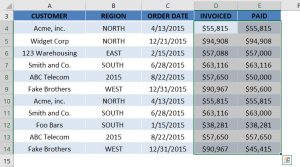 Row Differences | MyExcelOnline