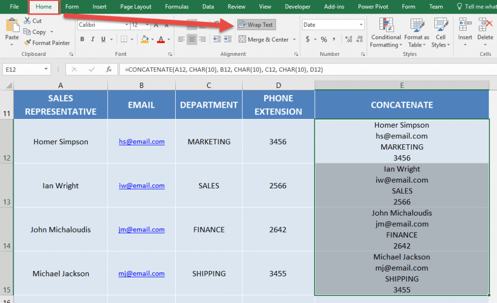 concatenate-rows-in-excel-with-a-two-lines-todayspor