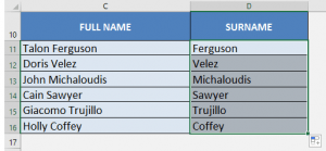 Extract Last Name with Excel’s REPLACE Formula | MyExcelOnline