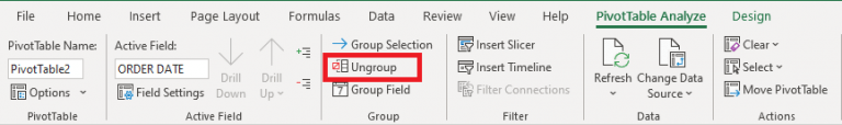 Group Dates in Pivot Table by Month