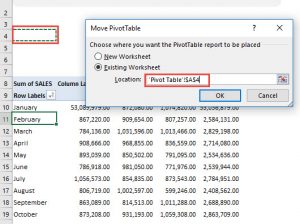 Move an Excel Pivot Table | MyExcelOnline