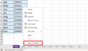 How to Excel Group Sheets | MyExcelOnline