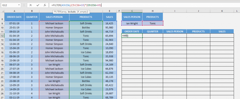 Excel FILTER Formula | MyExcelOnline