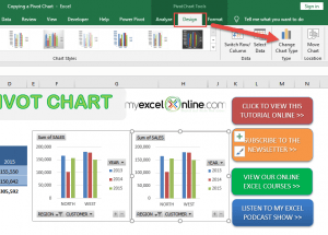 Copy a Pivot Chart | MyExcelOnline