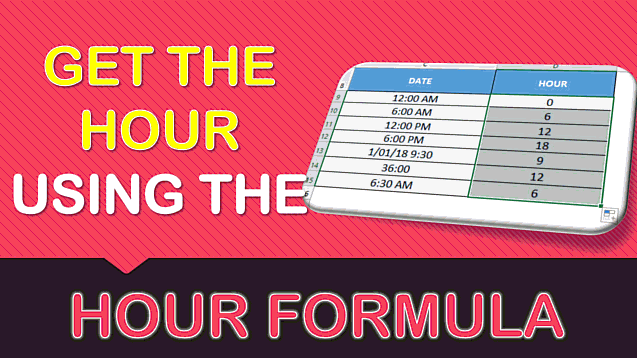 hours excel formula