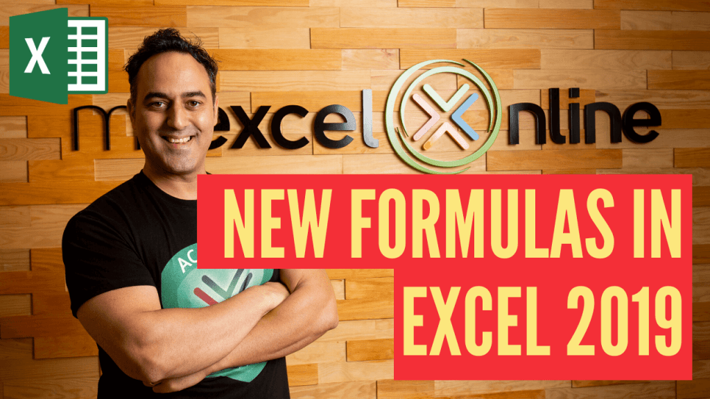 excel 2019 new formulas