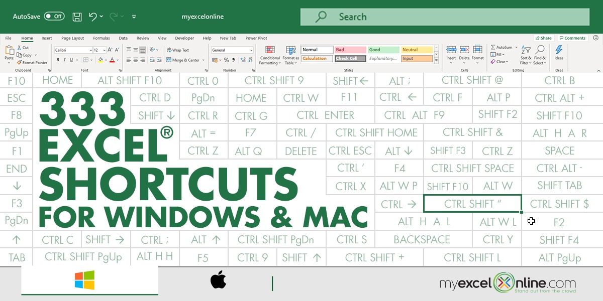 mac excel keyboard shortcut for paste special