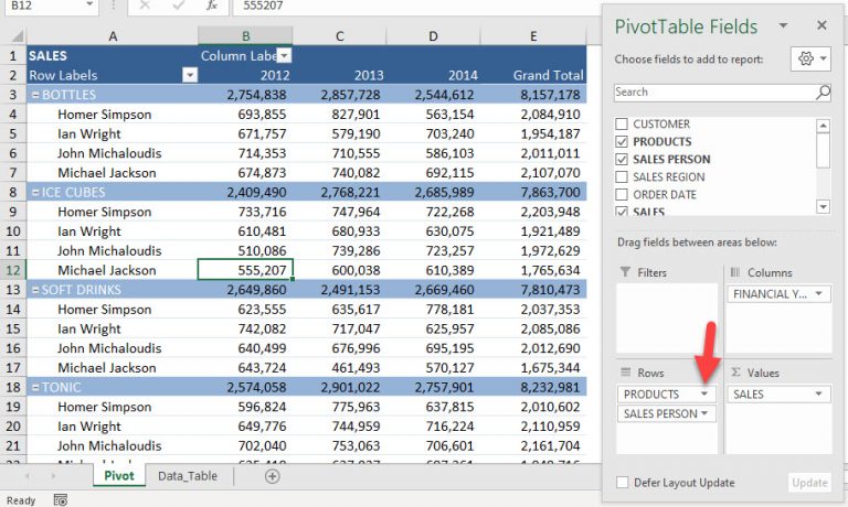 Create Multiple Subtotals In Excel Pivot Tables Myexcelonline 7957