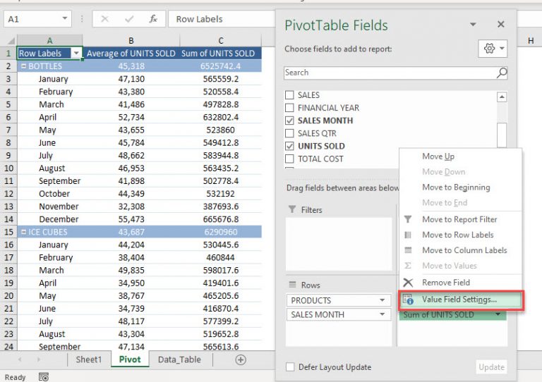 Std Dev in Excel Pivot Tables | MyExcelOnline