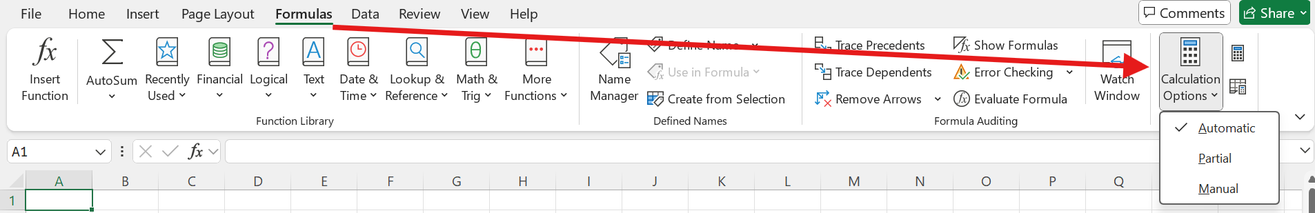 fill excel handle