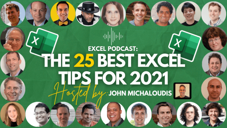 Excel Podcast #30: The Best Microsoft Excel Tips & Tricks In 2021 ...