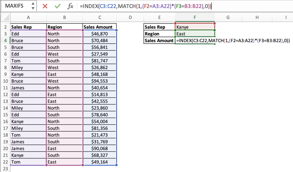 7 Easy Steps To Master Index Match With Multiple Criteria 