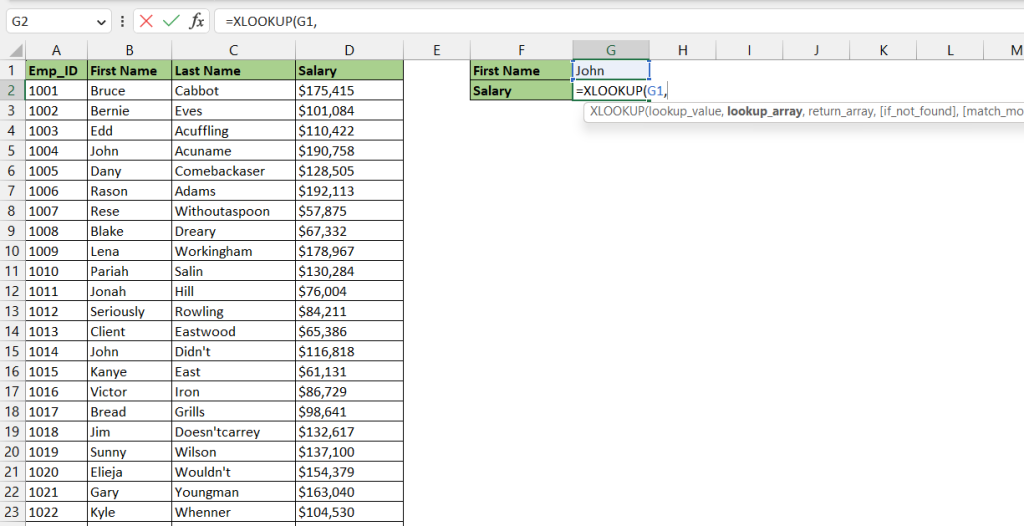 Top 11 Examples of Using XLOOKUP in Excel The Ultimate Guide