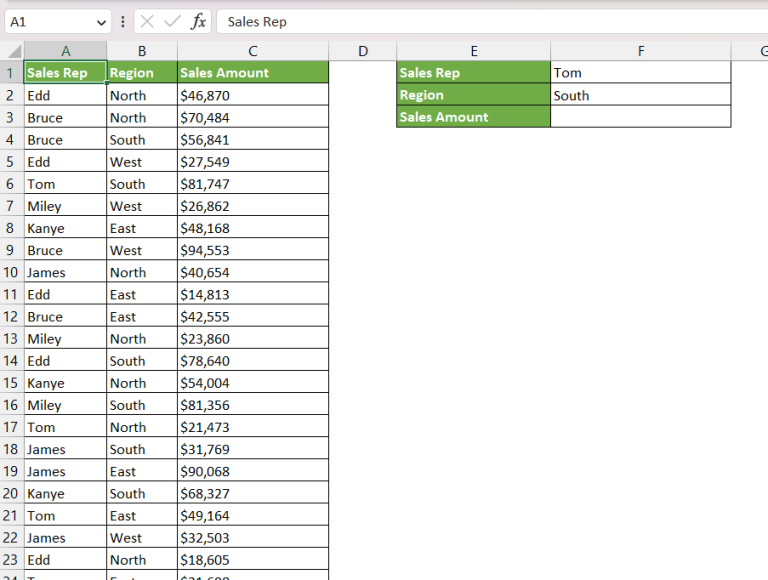 Mastering VLOOKUP With Multiple Criteria In Excel - 3 Quick And Easy ...