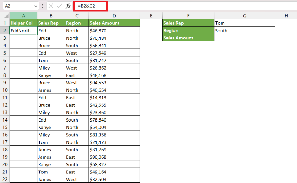 Mastering VLOOKUP with Multiple Criteria in Excel - 3 Quick and Easy ...