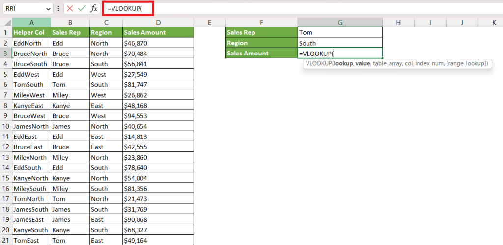 Mastering VLOOKUP With Multiple Criteria In Excel - 3 Quick And Easy ...