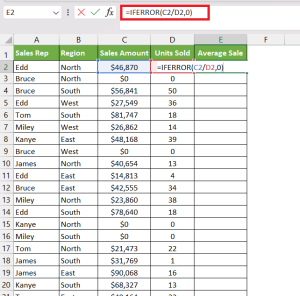 2 Useful Examples of IFERROR Function in Excel - A Beginner's Guide ...