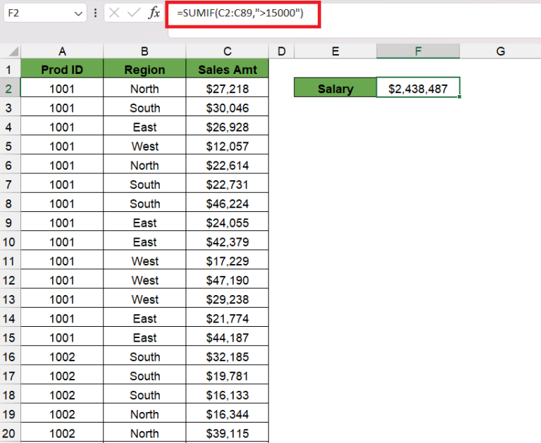 A Quick Guide to Using the SUMIF in Excel - 2 Helpful Examples ...