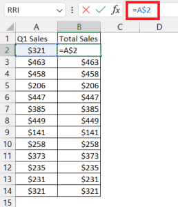 2 Quick Methods to Lock Formulas in Excel using $ sign | MyExcelOnline