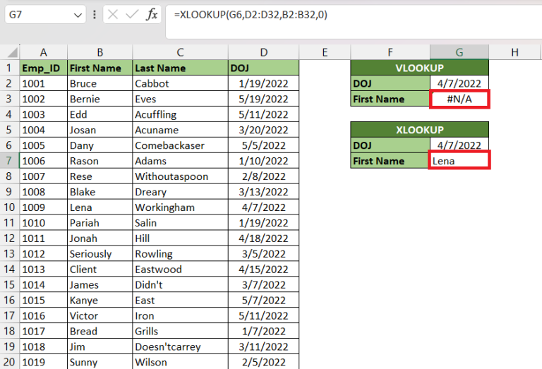 XLOOKUP vs VLOOKUP: Top 5 Comparison of Excel Lookup Functions ...