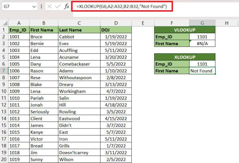 XLOOKUP vs VLOOKUP: Top 5 Comparison of Excel Lookup Functions ...