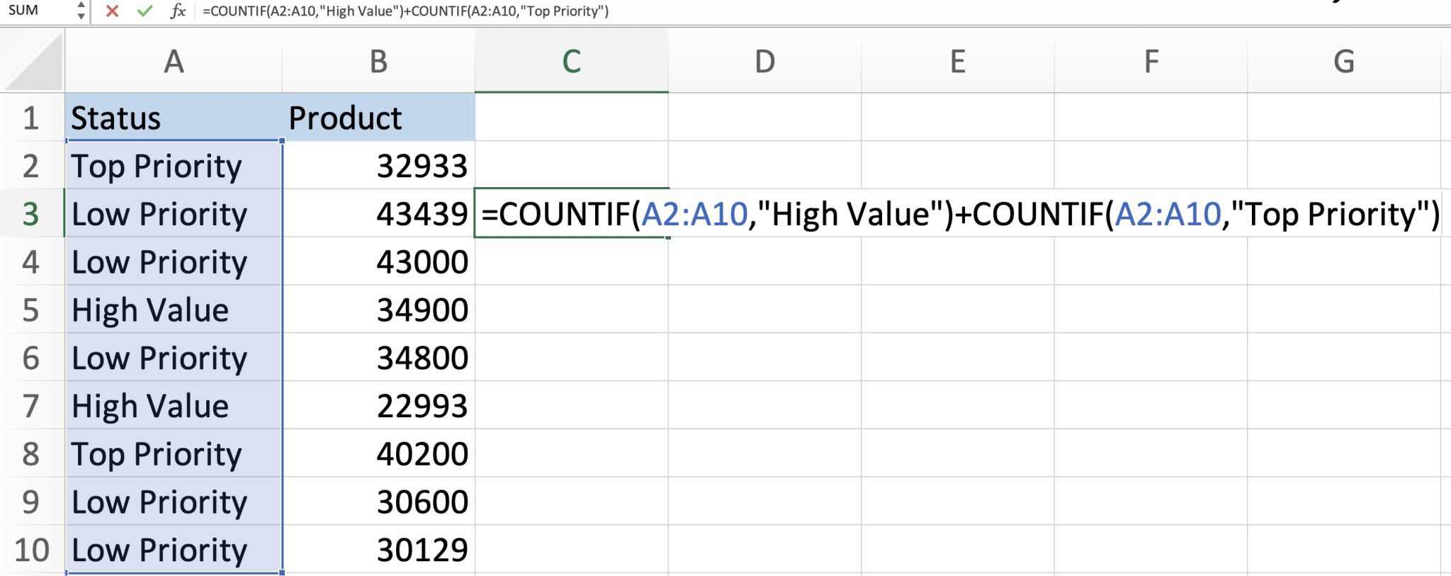 The Countif Function For Beginners In Excel Myexcelonline 6135