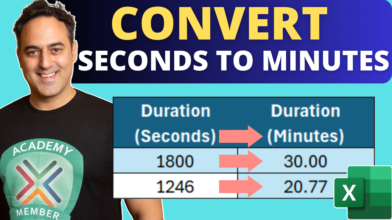 4 Quick Methods to Convert 1800 Seconds to Minutes | MyExcelOnline