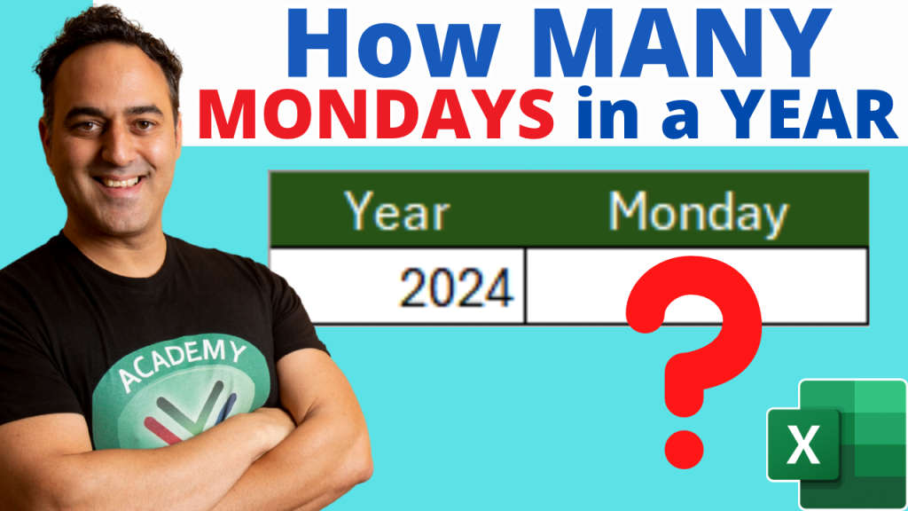 Find How Many Mondays in a Year in Excel with This Dates & Number Trick