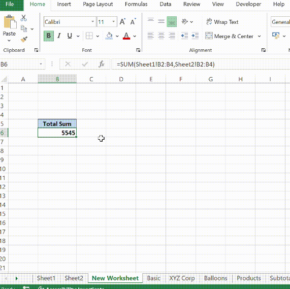 Learn AutoSum in Excel for Faster Calculations - Step by Step Guide | MyExcelOnline