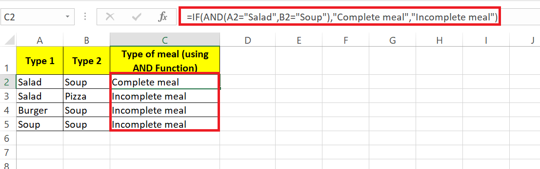 IF Function with Multiple Conditions