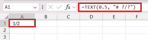 0.5 as a fraction