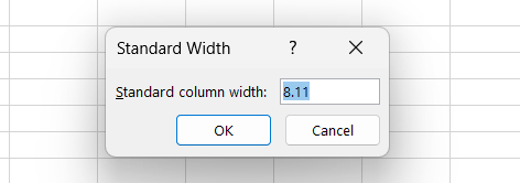 how to adjust column width in excel