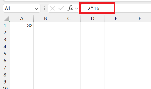 Multiples of 16 in Excel