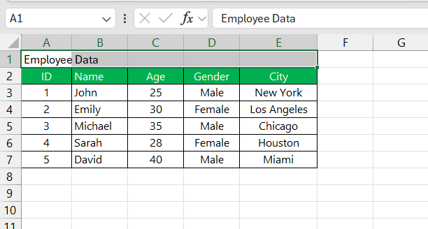 How to Merge Cells in Excel