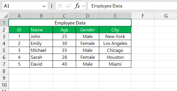 How to Merge Cells in Excel