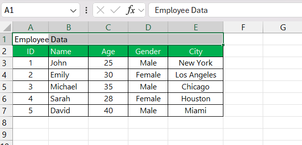 How to Merge Cells in Excel