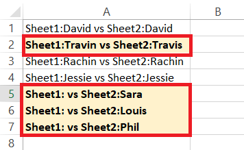 Compare two Excel files