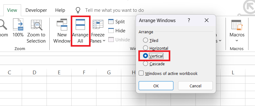 Compare two Excel files