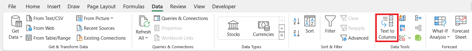 How to Split Cells in Excel