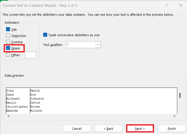 How to Split Cells in Excel