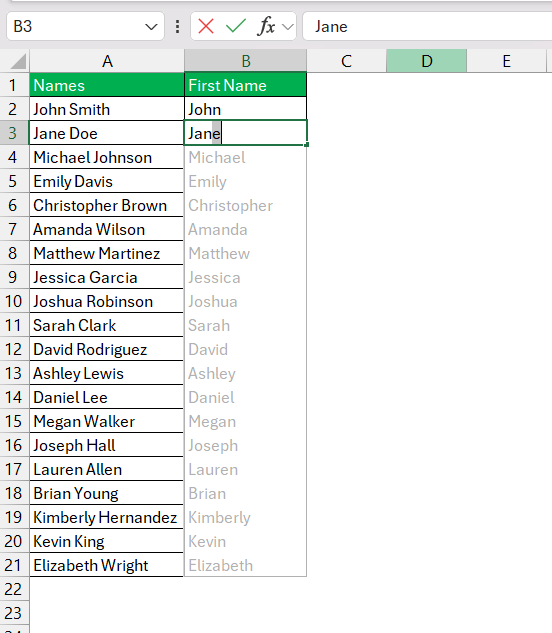 How to Split Cells in Excel