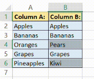 Compare Two Lists