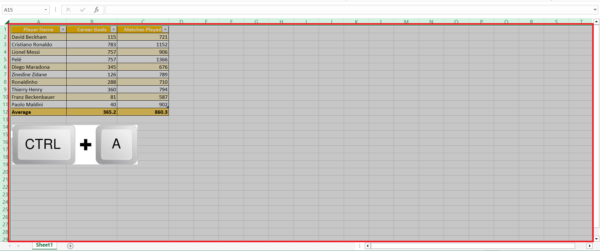 Lock Cells in Excel