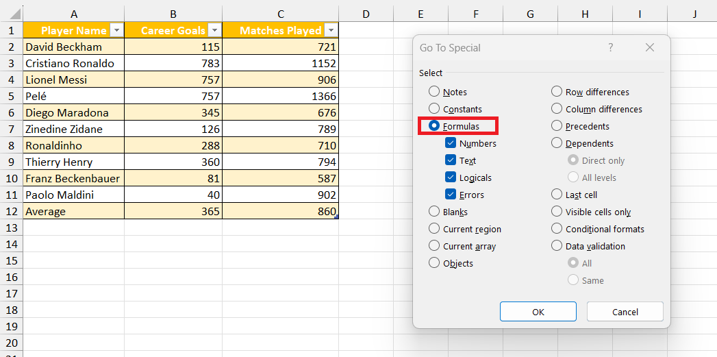 Lock Cells in Excel