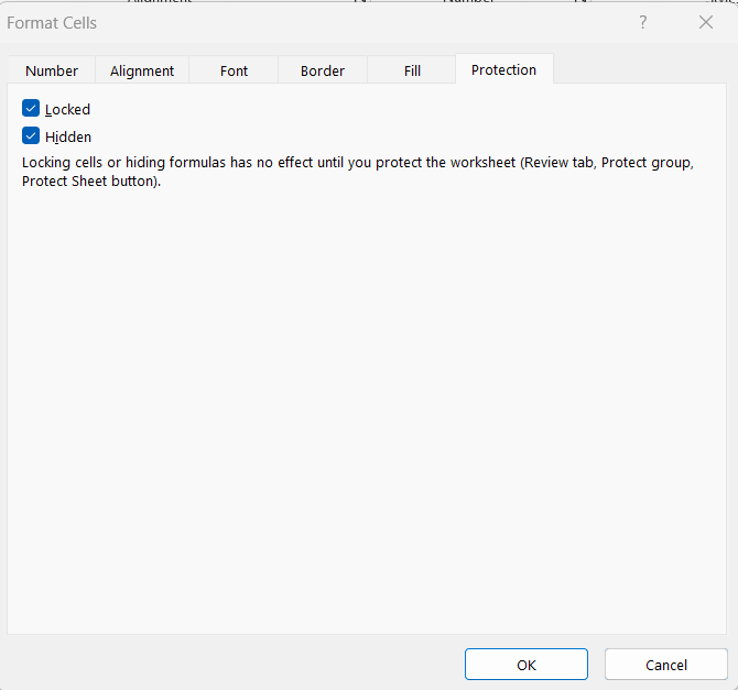 Lock Cells in Excel