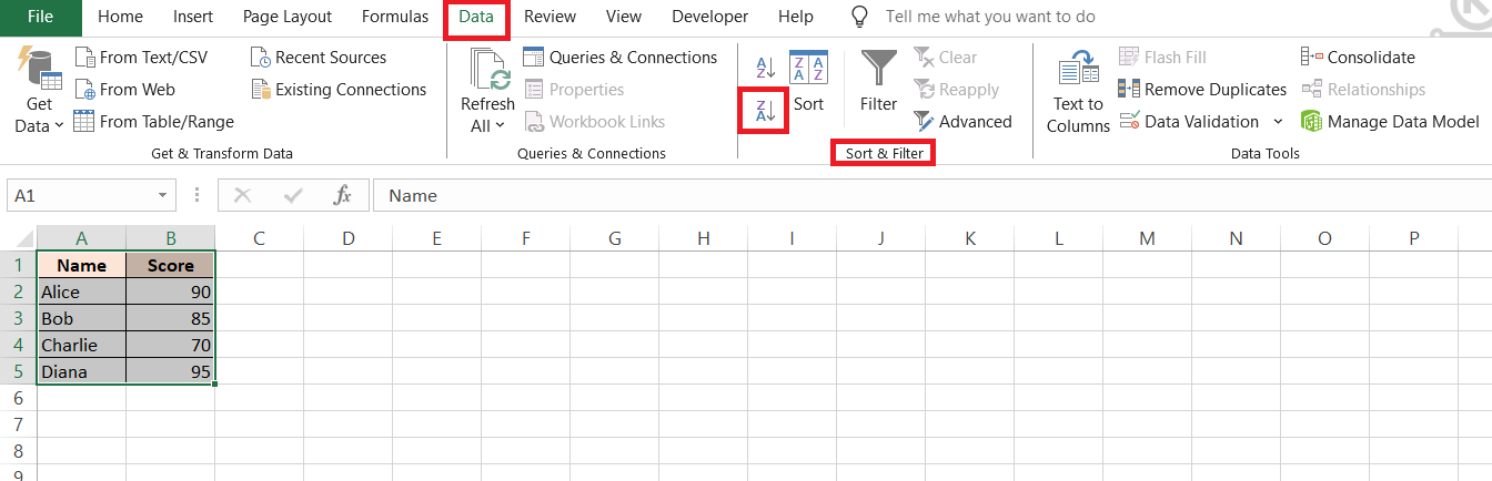 Flip Data in Excel