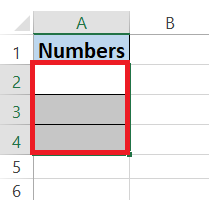 Format Numbers as Text in Excel