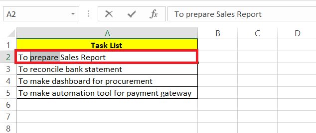 Excel Strikethrough